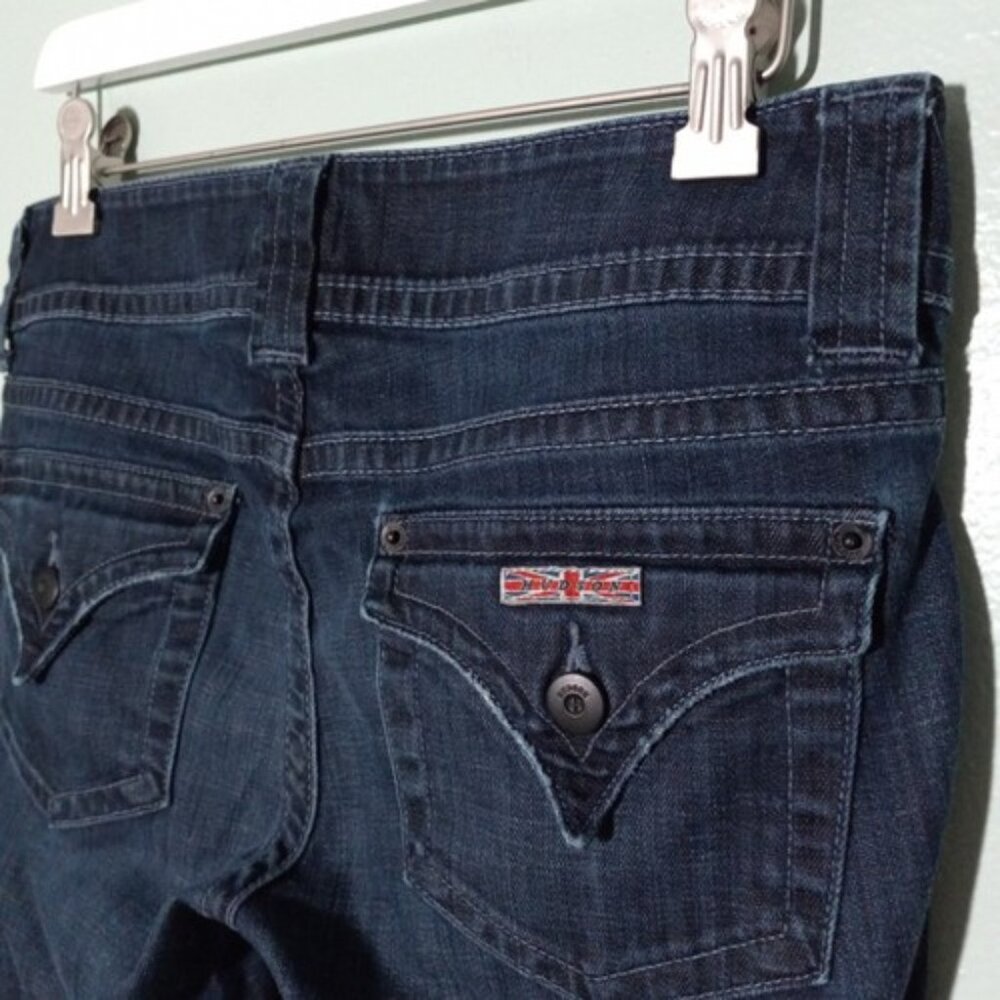 Hudson Signature Bootcut Jeans 28 Inseam 31 Low Rise Indigo Blue Women's